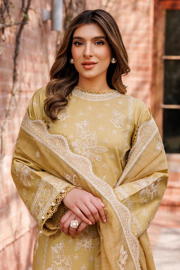 Farasha | Dastoor Embroidered Lawn SS24 | TUSCANY DREAM - Aqsa Fabrics