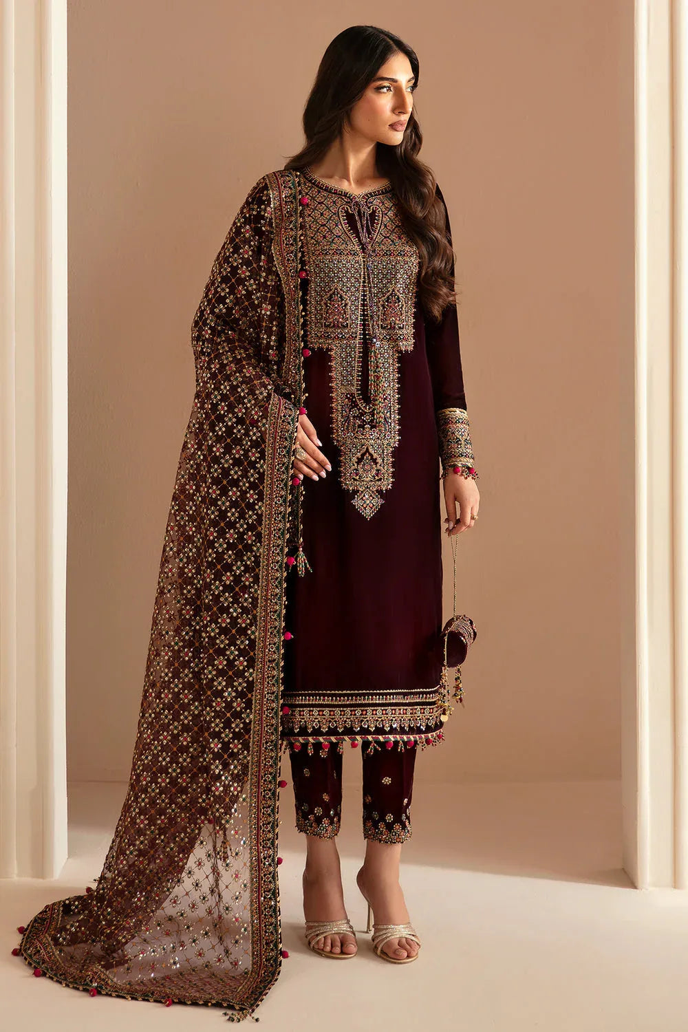 Jazmin | Velvet Edit 24 |  Velvet Formal VF-2022 - Aqsa Fabrics