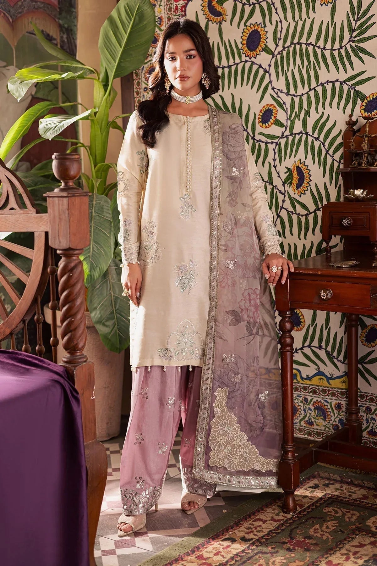 Nureh | Nur Mahal | NE-194 - Aqsa Fabrics