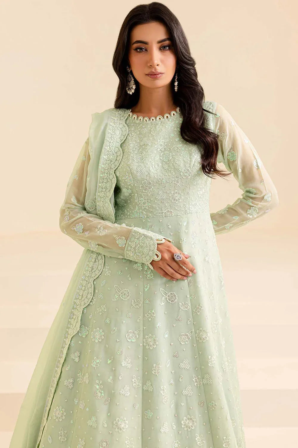 Farasha | Lumiere Formals | Aqua Dream - Aqsa Fabrics