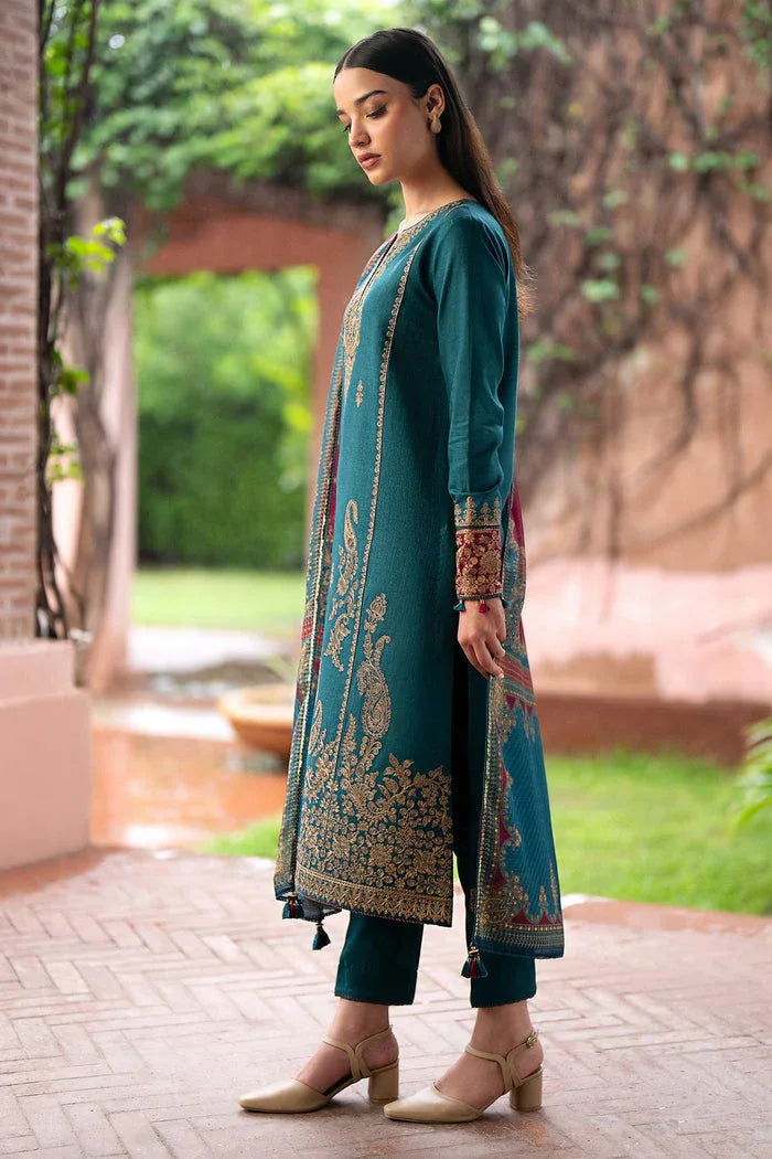 Jazmin | Winter Edition 24 | KHADDAR UW-0070 - Aqsa Fabrics