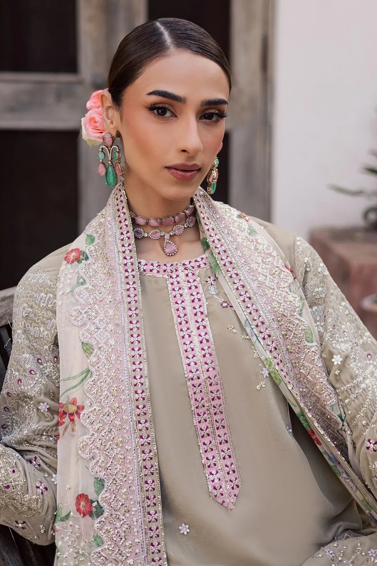 Nureh | Maya Velvet | NW-119 - Aqsa Fabrics