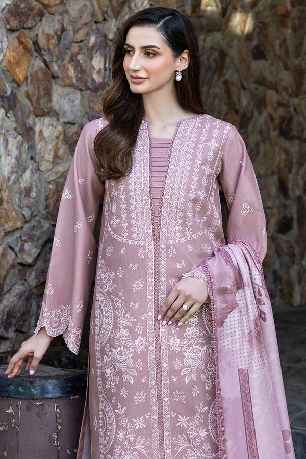 Farasha | Eminence Khaddar 25 | Blushen - Aqsa Fabrics