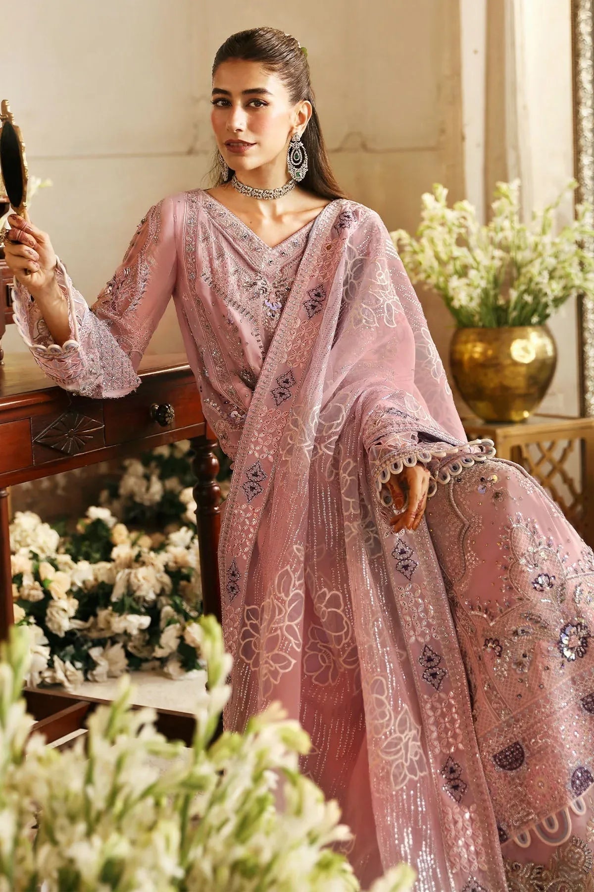 Nureh | Jhoomro Wedding Formals | NL-69 RANIA - Aqsa Fabrics