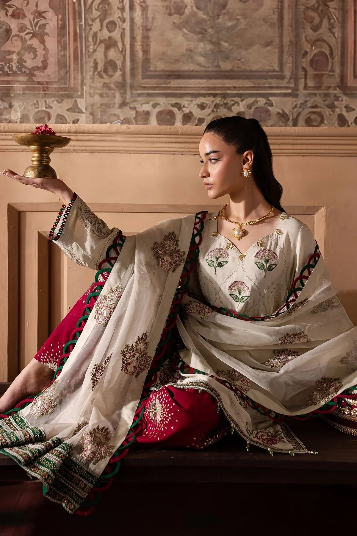 Nureh | Nur Mahal Formals | NE-139 - Aqsa Fabrics