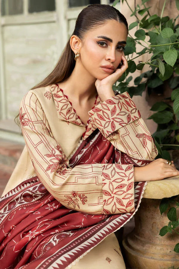Farasha | Eminence Khaddar 25 | Sunrose - Aqsa Fabrics
