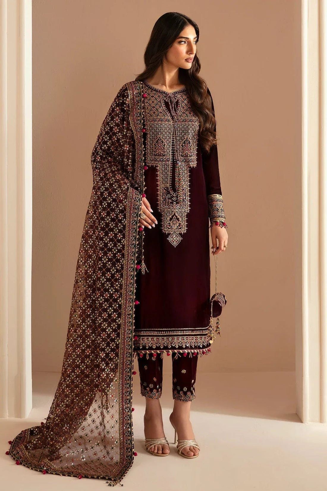 Jazmin | Velvet Edit 24 | Velvet Formal VF-2022 - Aqsa Fabrics