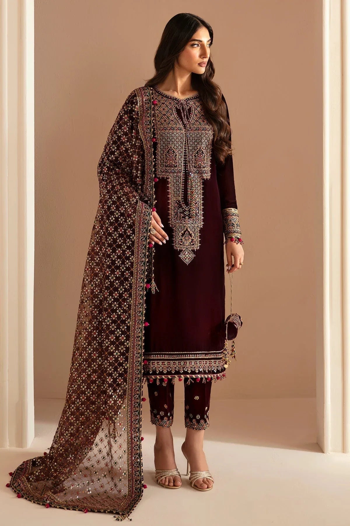 Jazmin | Velvet Edit 24 | Velvet Formal VF-2022 - Aqsa Fabrics
