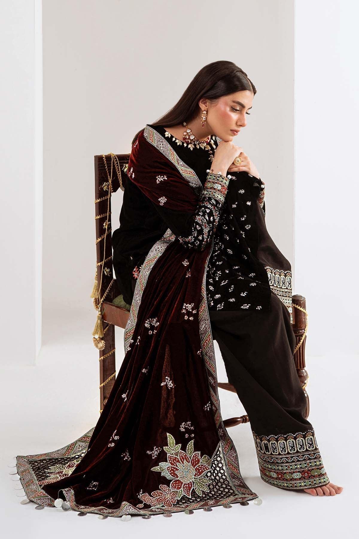 Nureh | Maya Velvet | NW-113 - Aqsa Fabrics