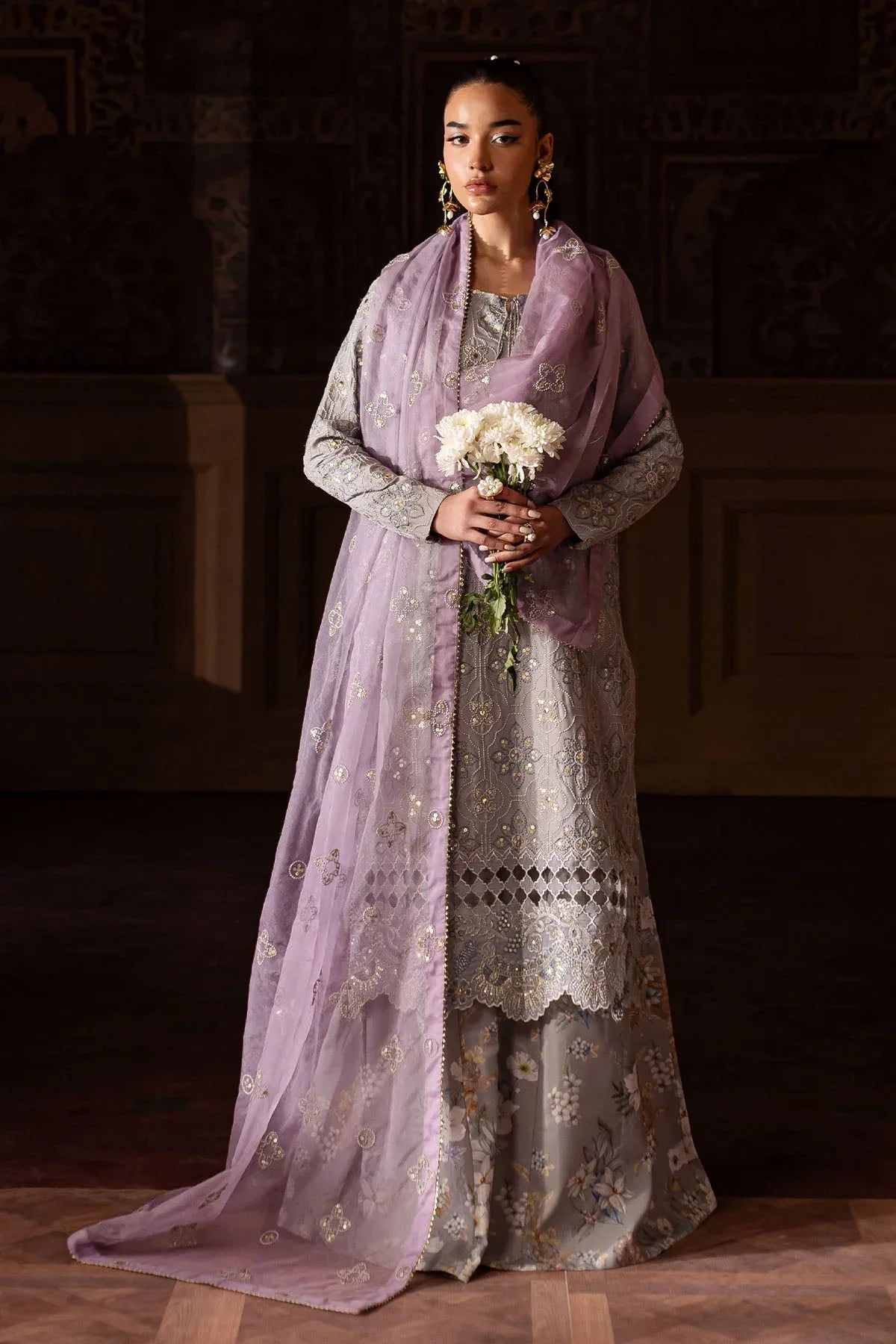 Nureh | Nur Mahal Formals | NE-142 - Aqsa Fabrics