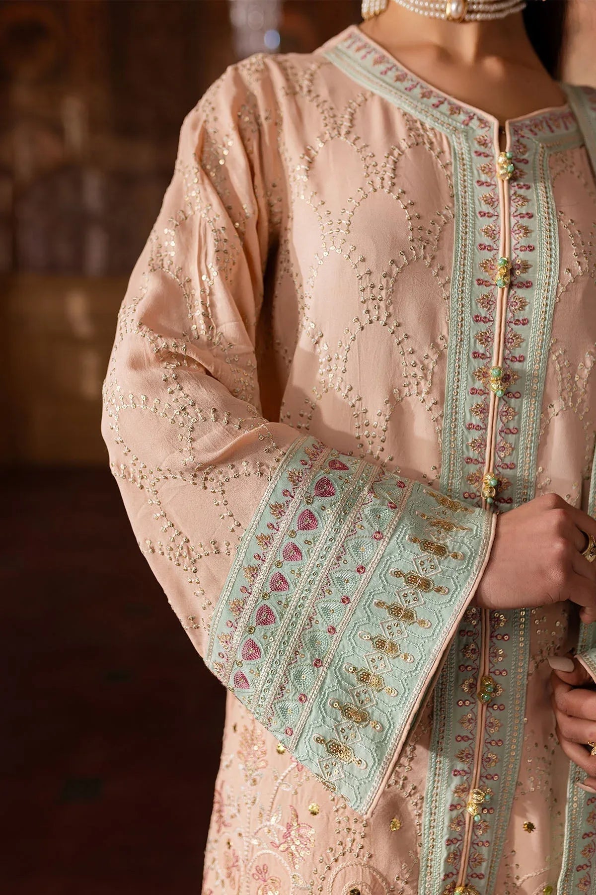 Nureh | Nur Mahal Formals | NE-141 - Aqsa Fabrics