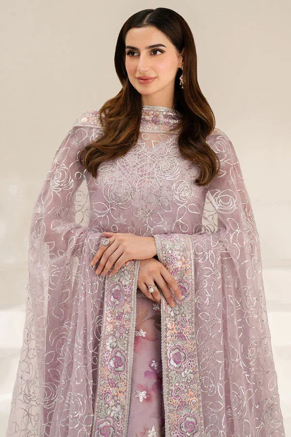 Farasha | Fiorella Formals | Lilly Passion - Aqsa Fabrics