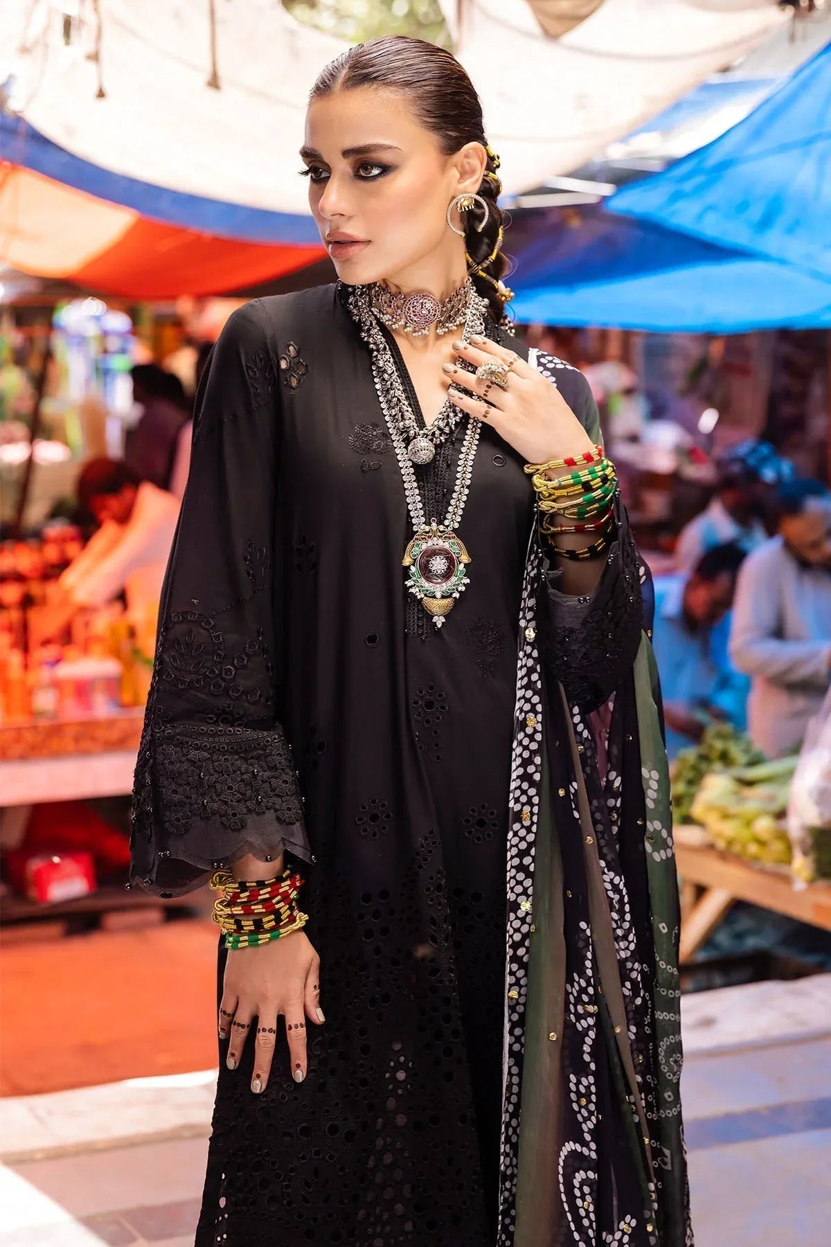 Nureh | Bazaar Lawn | NDS-89 - Aqsa Fabrics