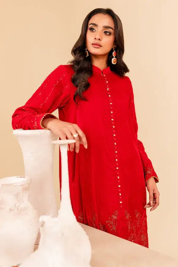 Nureh | Shades of Winter | Omairah - Aqsa Fabrics
