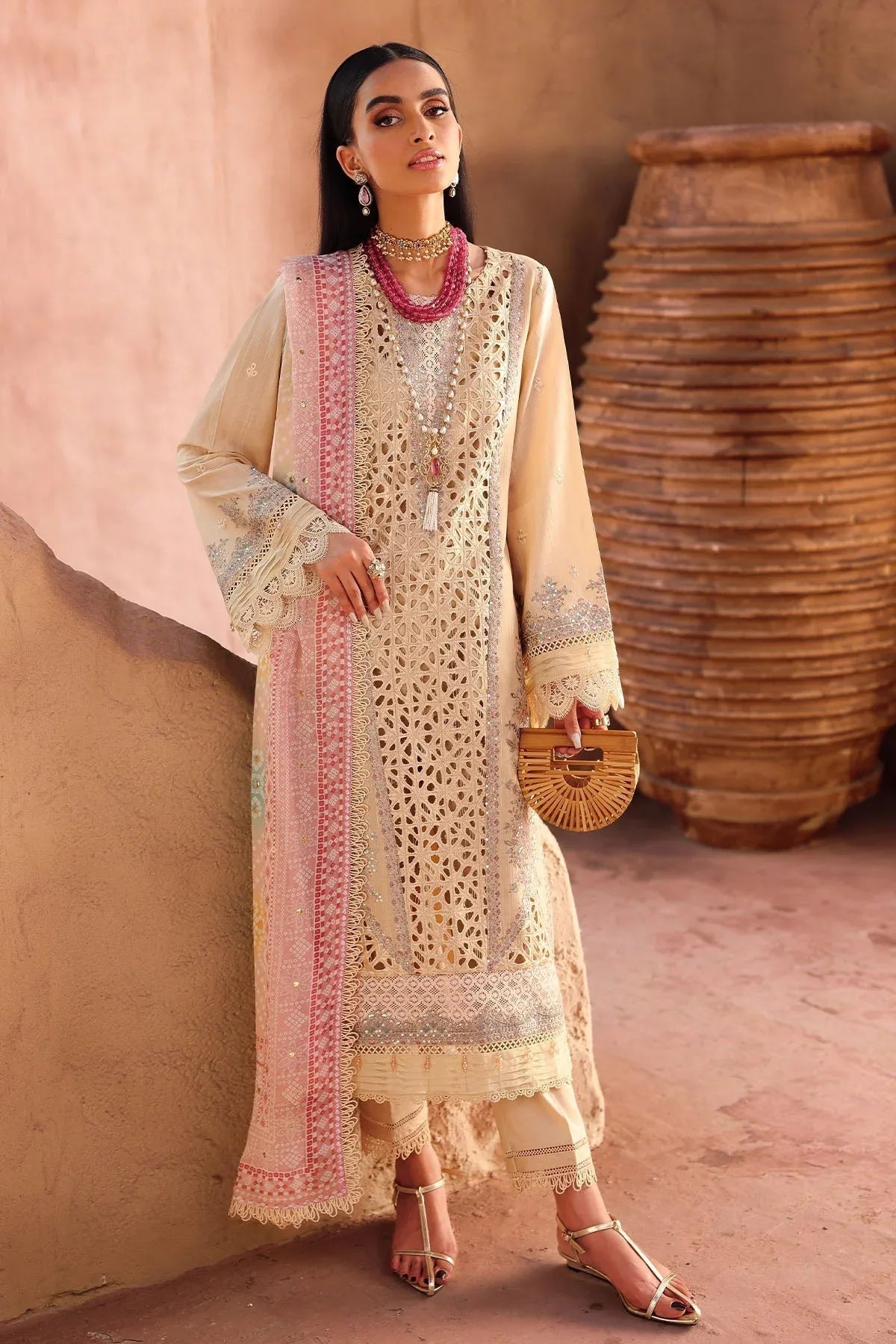 Nureh | Bazaar Lawn | NE-159 - Aqsa Fabrics