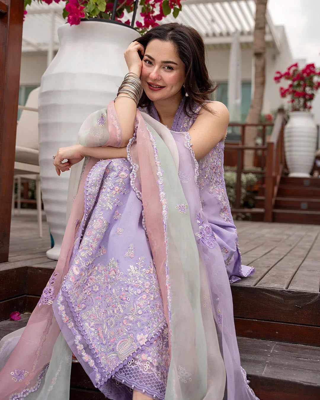 Faiza Saqlain | Aya Luxury Lawn | Suela