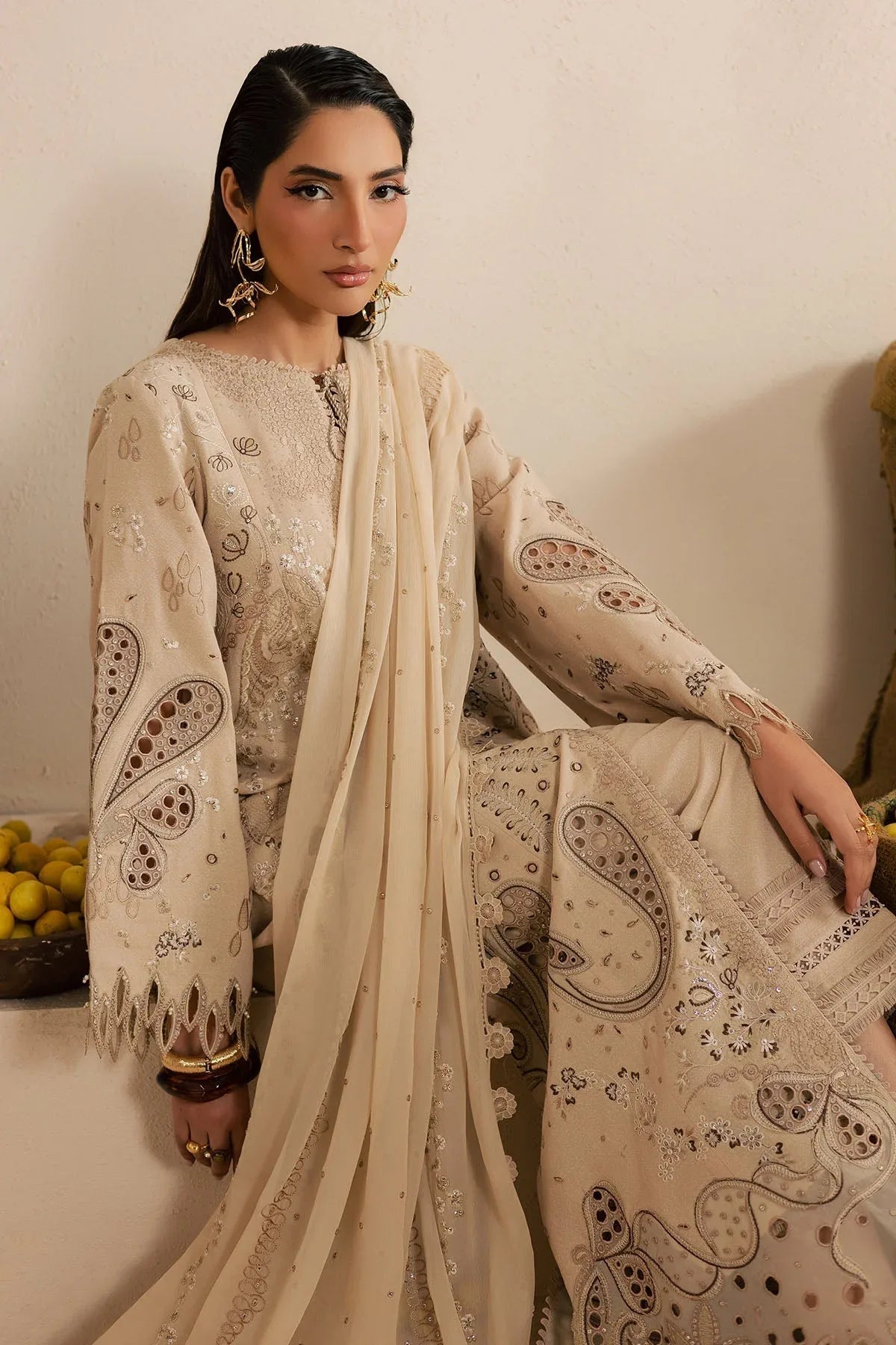 Nureh | Karandi Collection | NE-218 - Aqsa Fabrics