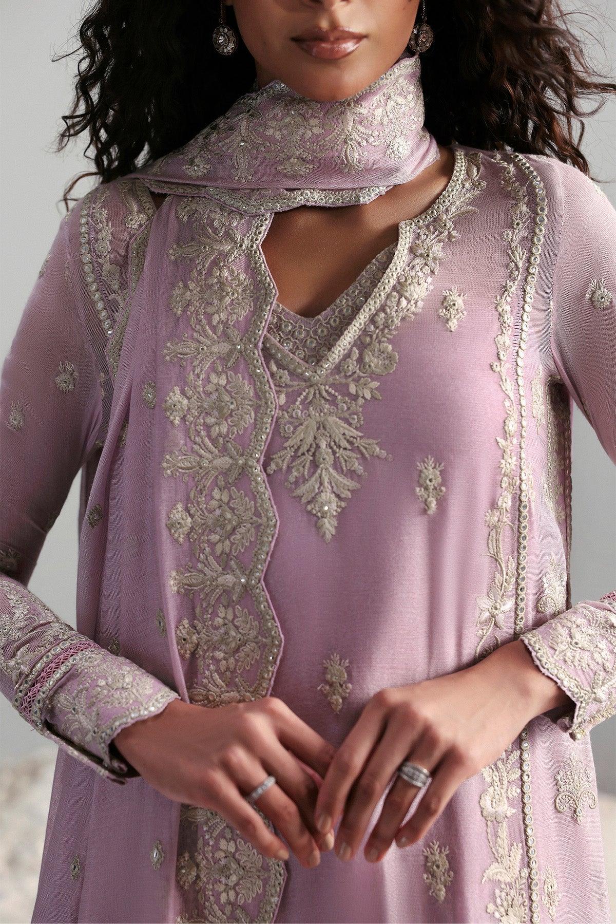 Afrozeh | Slate Ready to Wear | Elowen - Aqsa Fabrics