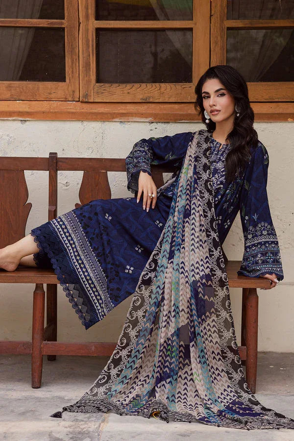 Nureh | Signature Printed Linen | SP-167 - Aqsa Fabrics