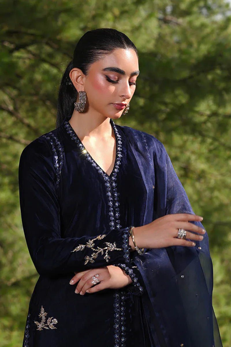 Hue Pret | Farasha Luxury Winter | Meliha - Aqsa Fabrics