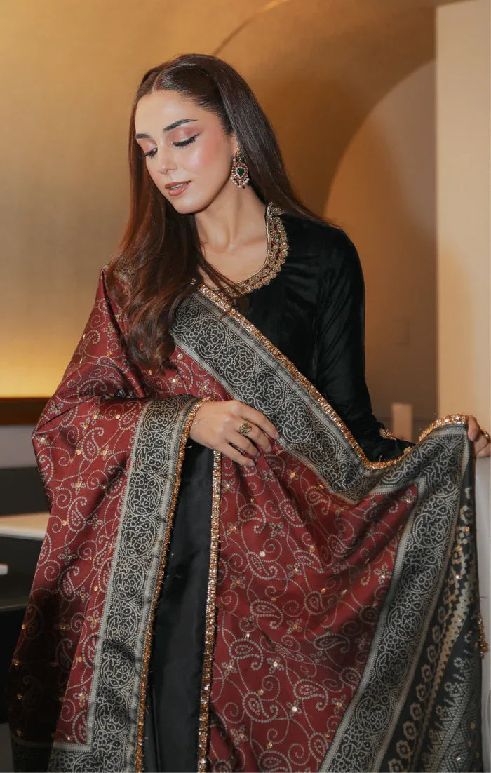 Maya | Viola Luxe Velvet 25 | SURMAI - Aqsa Fabrics