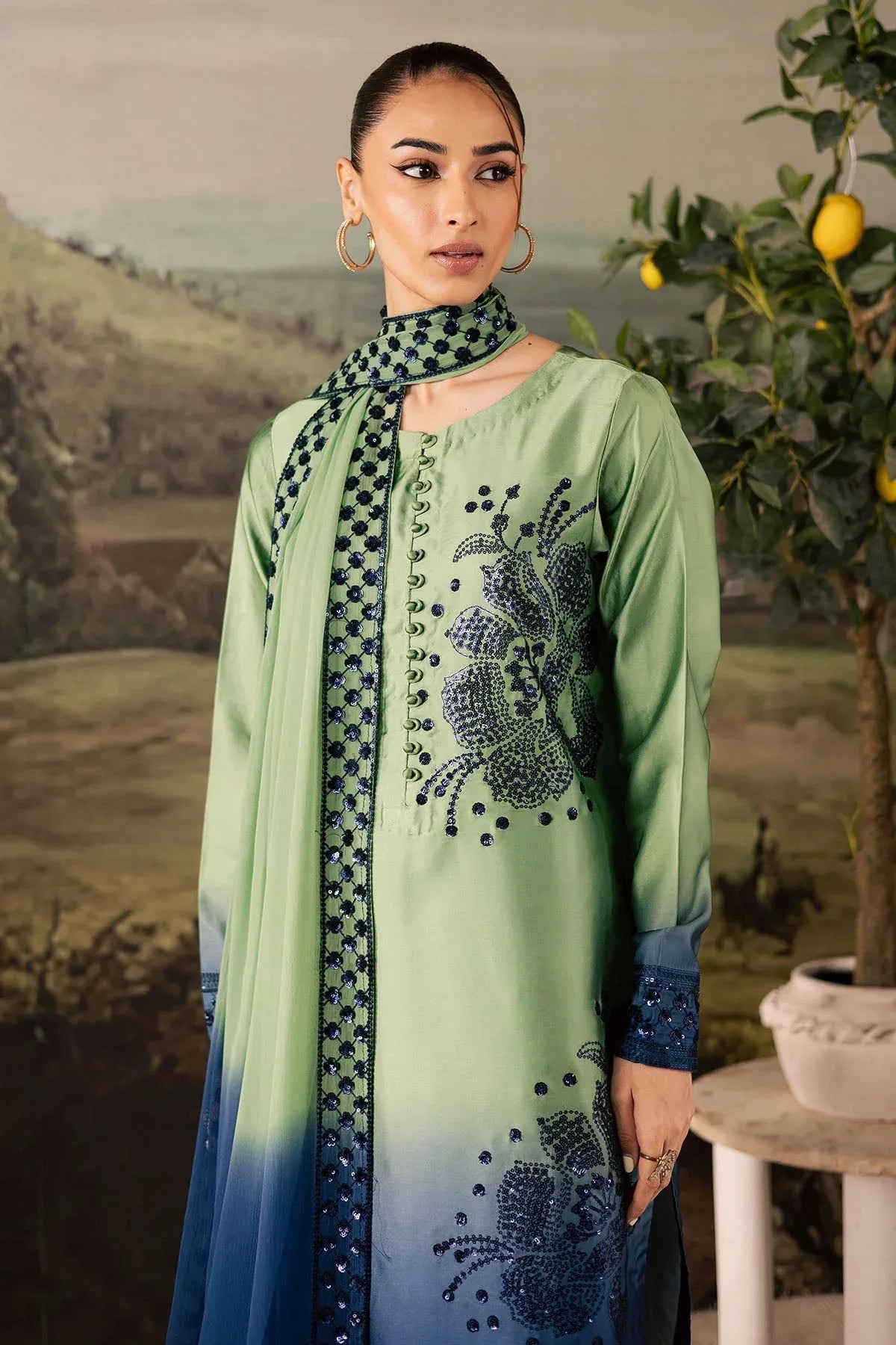 Nureh | Shades of Winter | NP-677 - Aqsa Fabrics