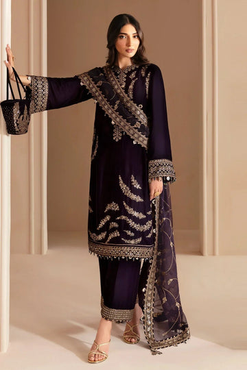 Jazmin | Velvet Edit 24 | Velvet Formal VF-2026 - Aqsa Fabrics
