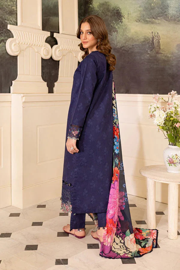 Farasha | Seraya Lawn 24 | INDIGO - Aqsa Fabrics