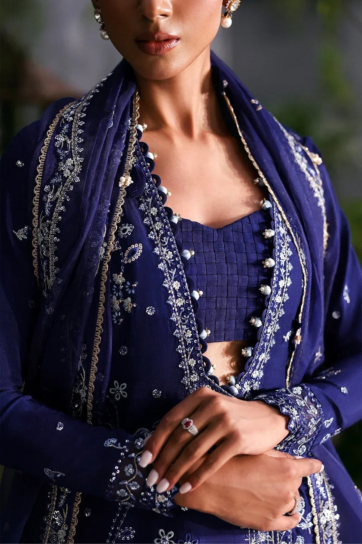 Afrozeh | La Fuchsia 25 | Maison - Aqsa Fabrics