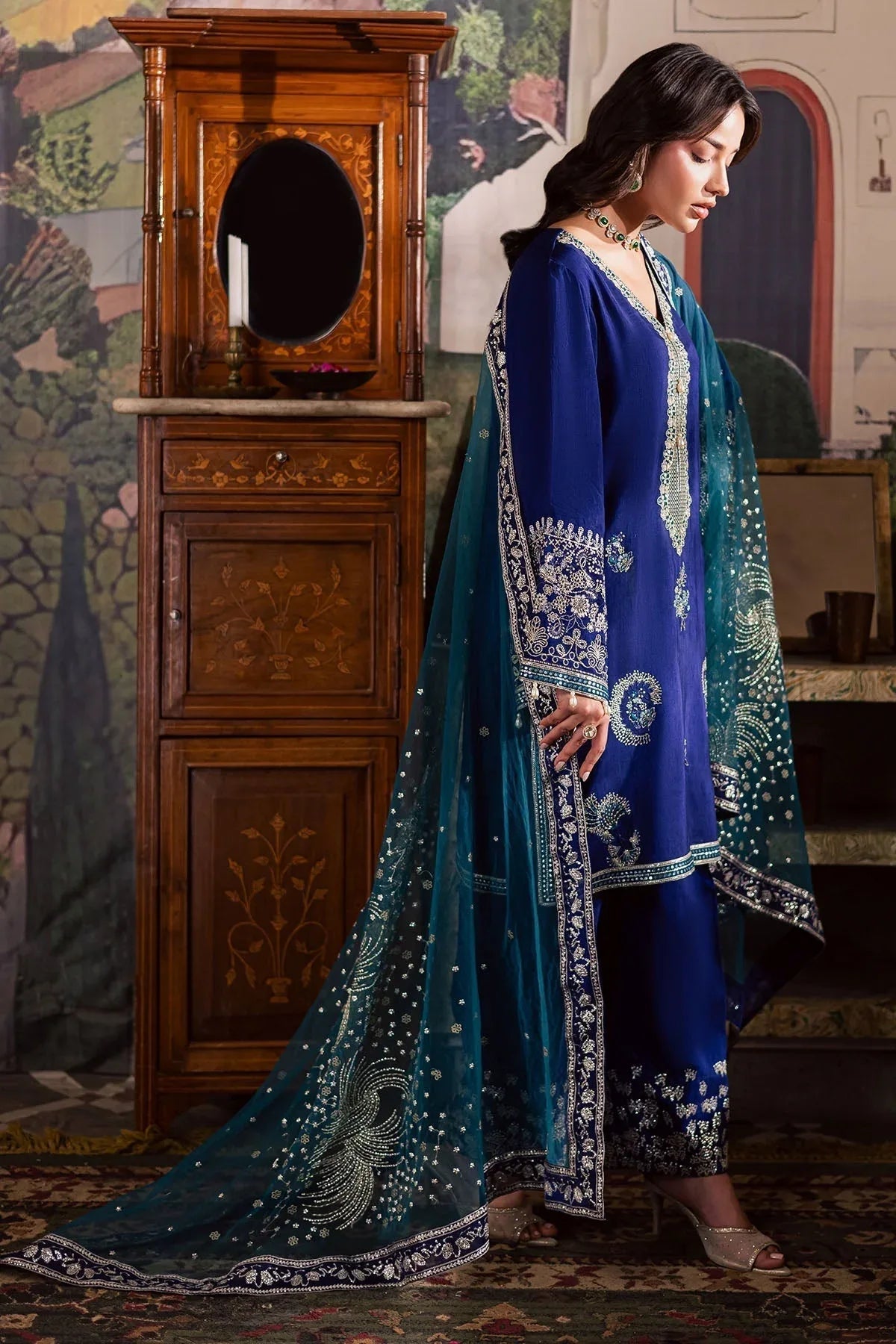 Nureh | Nur Mahal | NE-192 - Aqsa Fabrics