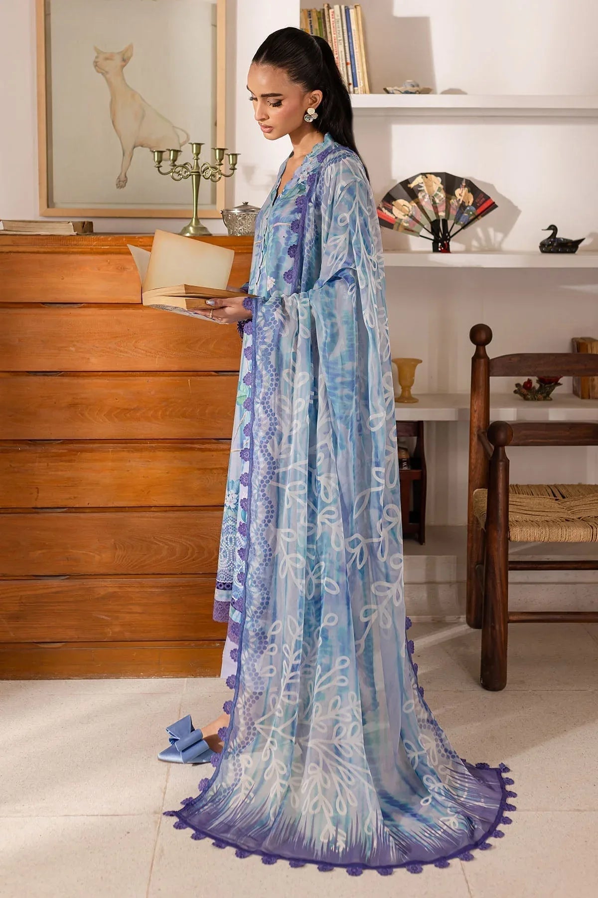 Nureh | Printed Lawn 25 | SP-146 - Aqsa Fabrics