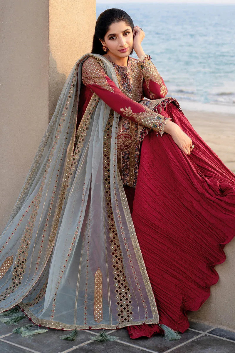 Jazmin | Shahkaar Luxury Lawn 25 | SL25-D5 - Aqsa Fabrics