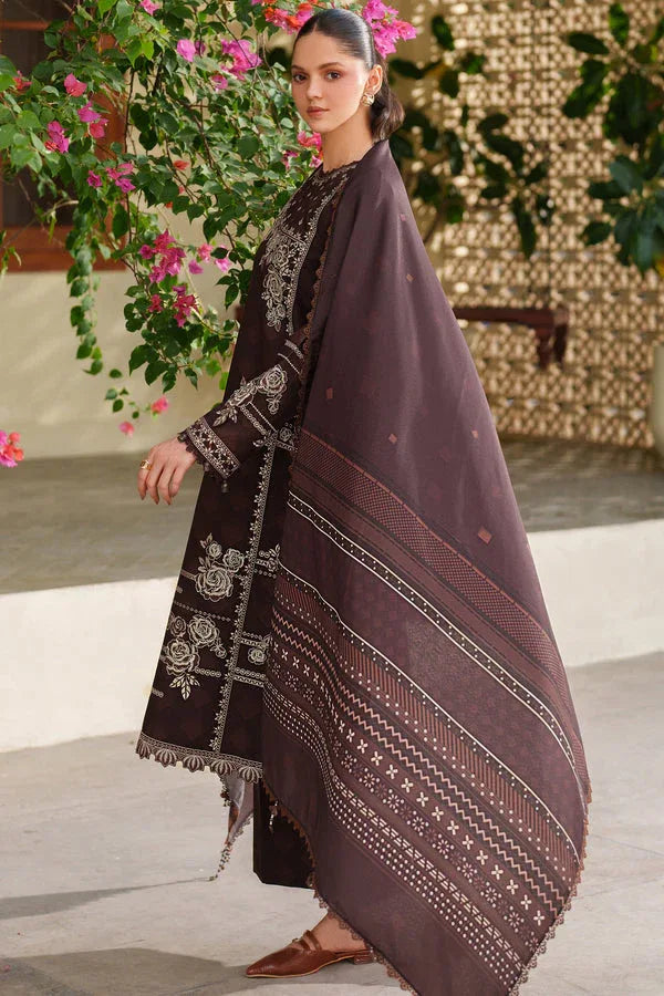 Farasha | Meline Premium Viscose 25 | Autumn Rose - Aqsa Fabrics