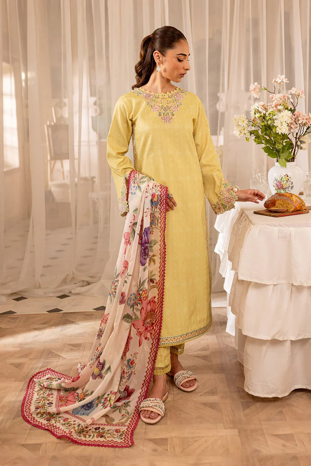 Farasha | Seraya Lawn 24 | FERN - Aqsa Fabrics