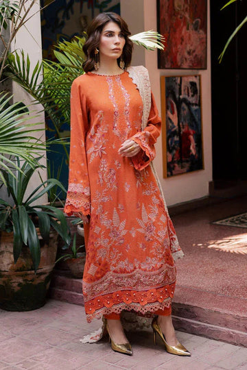 Nureh | Exclusive Leather Peach | NE-184 - Aqsa Fabrics