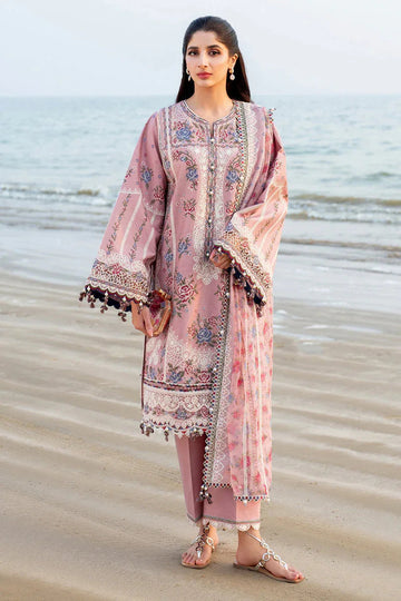 Jazmin | Shahkaar Luxury Lawn 25 | SL25-D2 - Aqsa Fabrics