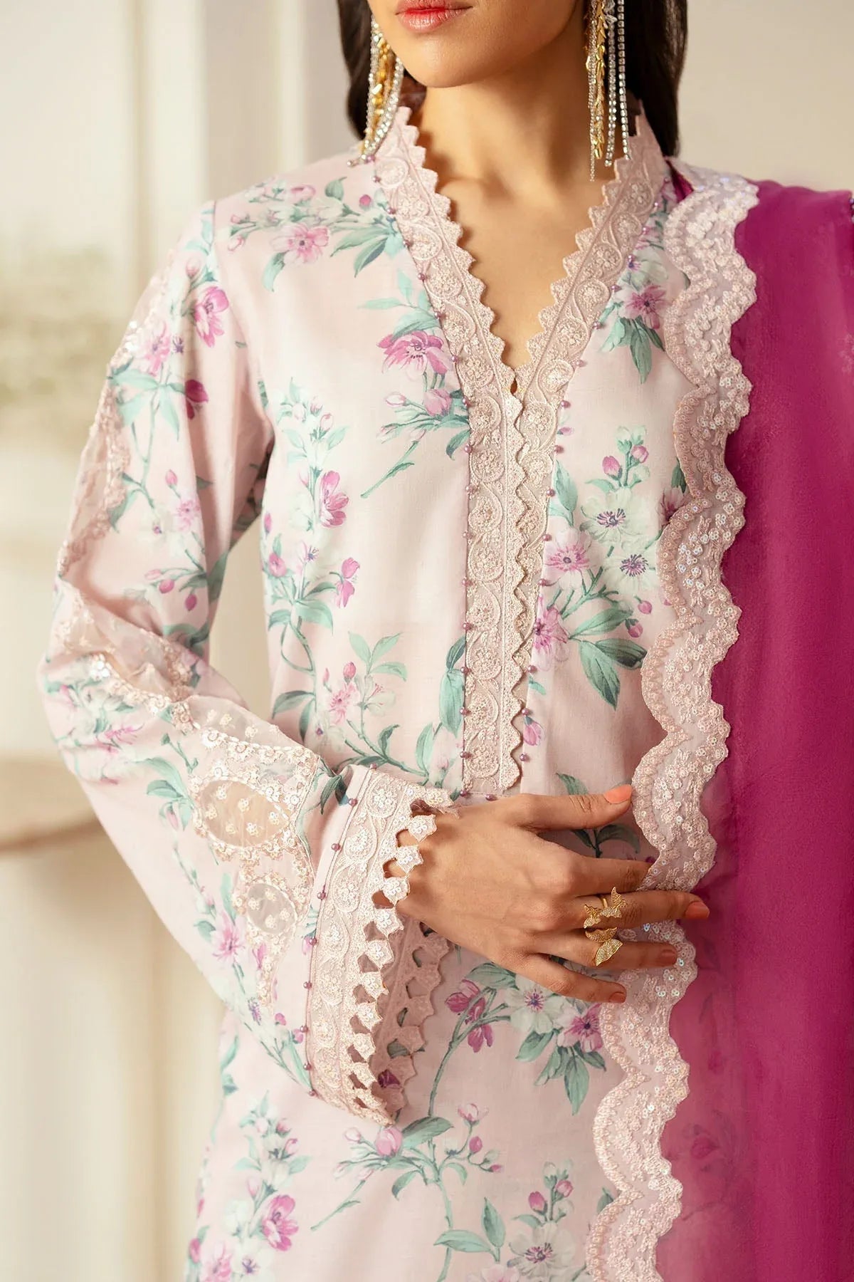 Nureh | Feya Eid Lawn | FE-01 - Aqsa Fabrics