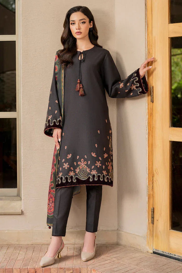 Jazmin | Winter Edition 24 | KHADDAR UW-0047 - Aqsa Fabrics