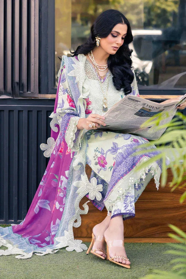 Nureh | Glam Girl Lawn | GL-07 - Aqsa Fabrics
