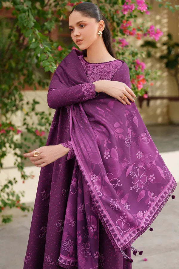Farasha | Meline Premium Viscose 25 | Wild Plum - Aqsa Fabrics
