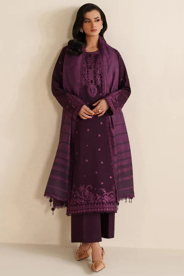 Farasha | Winter Spell 25 | Violett - Aqsa Fabrics