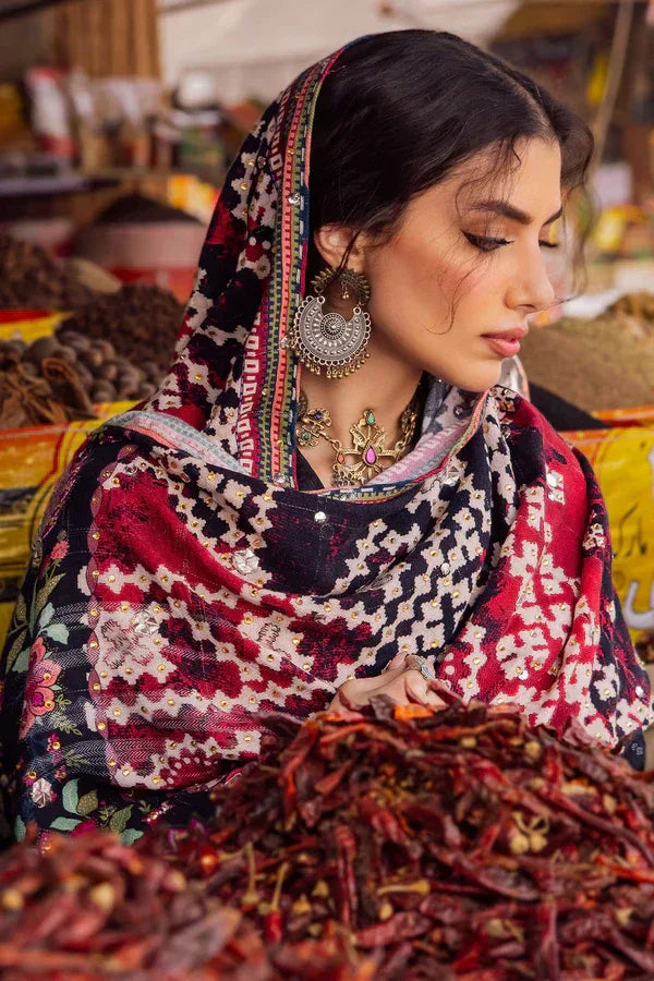 Nureh | Bazaar Lawn | NE-52 - Aqsa Fabrics