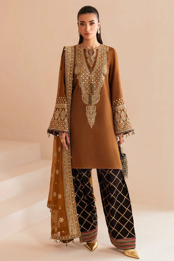 Jazmin | Formals Collection | Raw Silk UR-7037 - Aqsa Fabrics