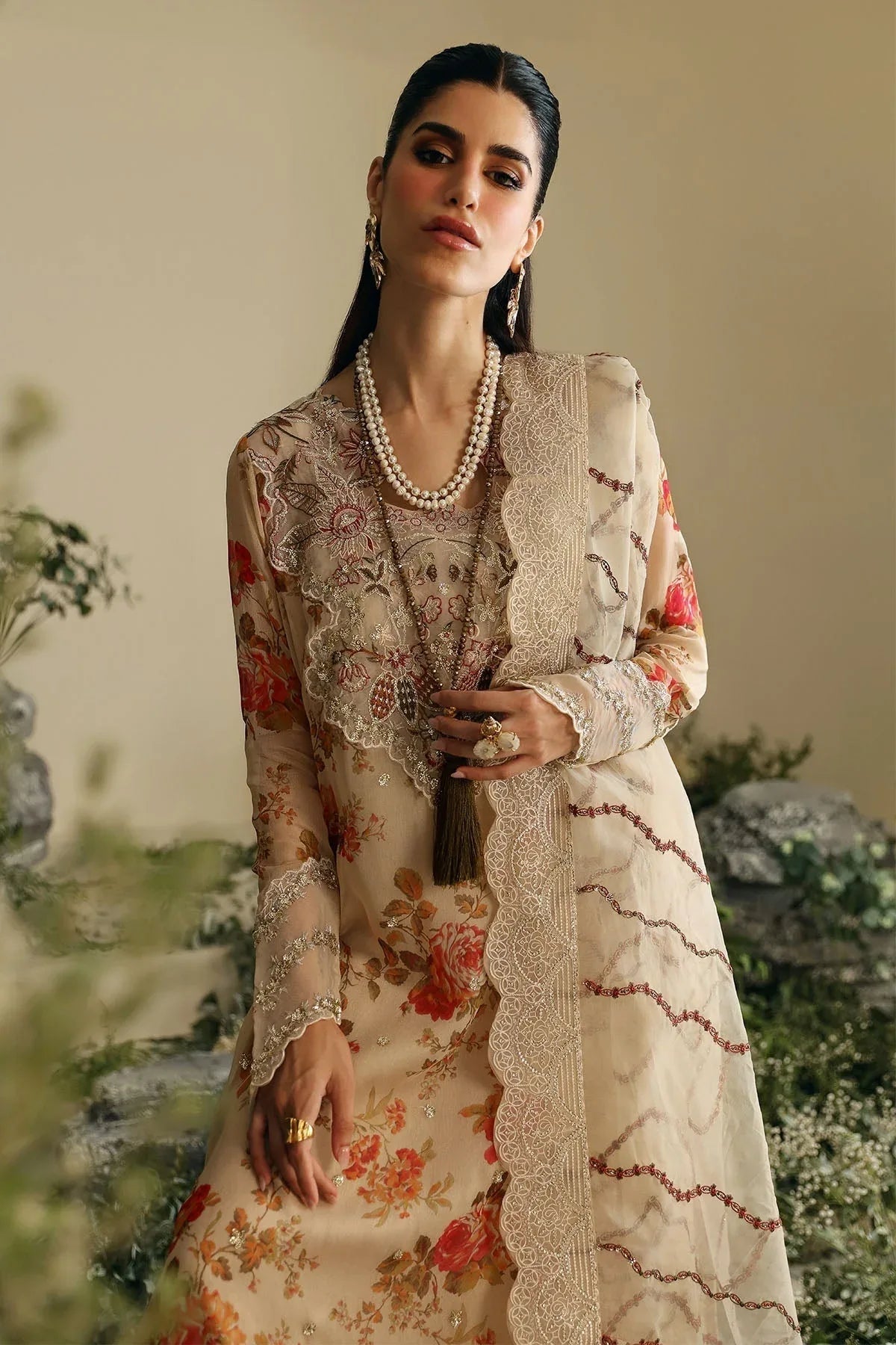 Nureh | Amaya Formals | AM-06 - Aqsa Fabrics