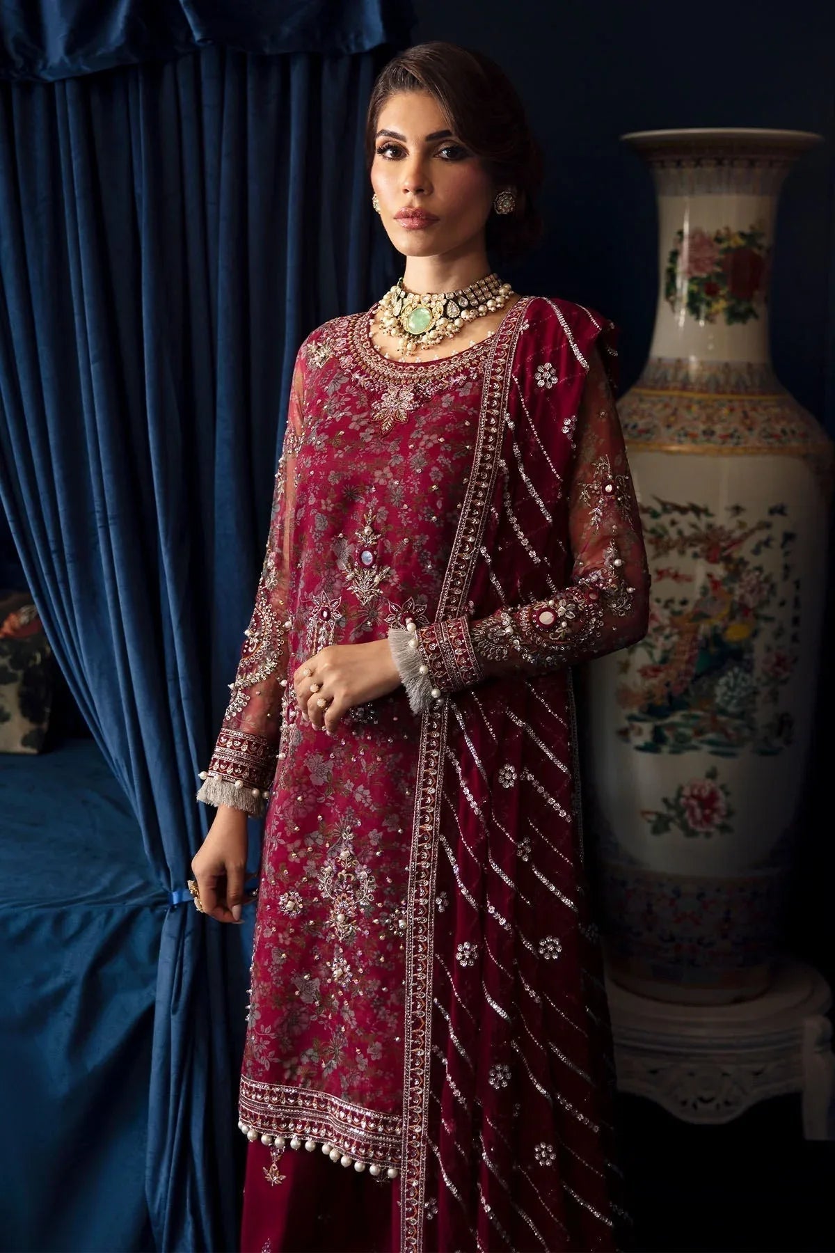 Nureh | Elanora Formal 24 | NEL-49-Starla - Aqsa Fabrics