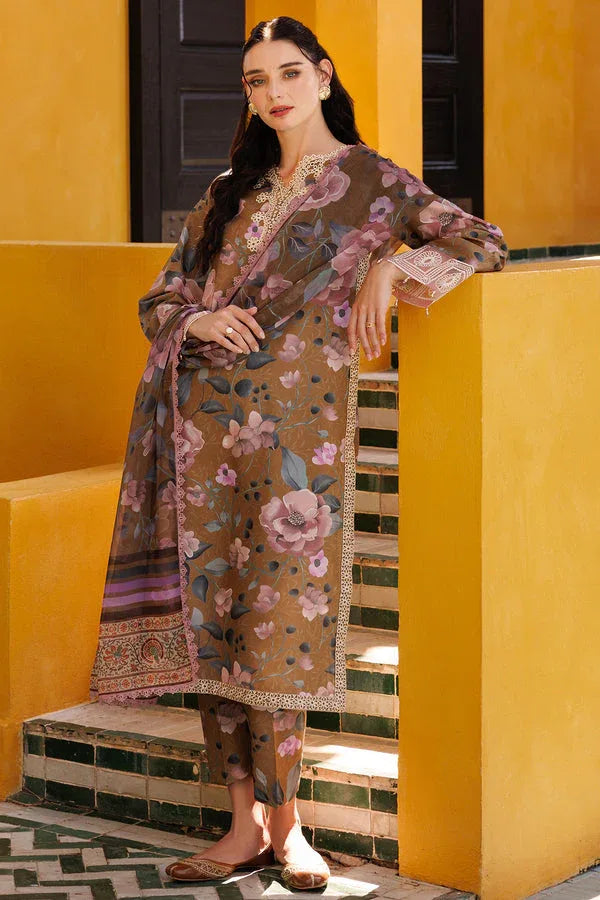 Farasha | Printed Essentials | Fawn Bliss - Aqsa Fabrics