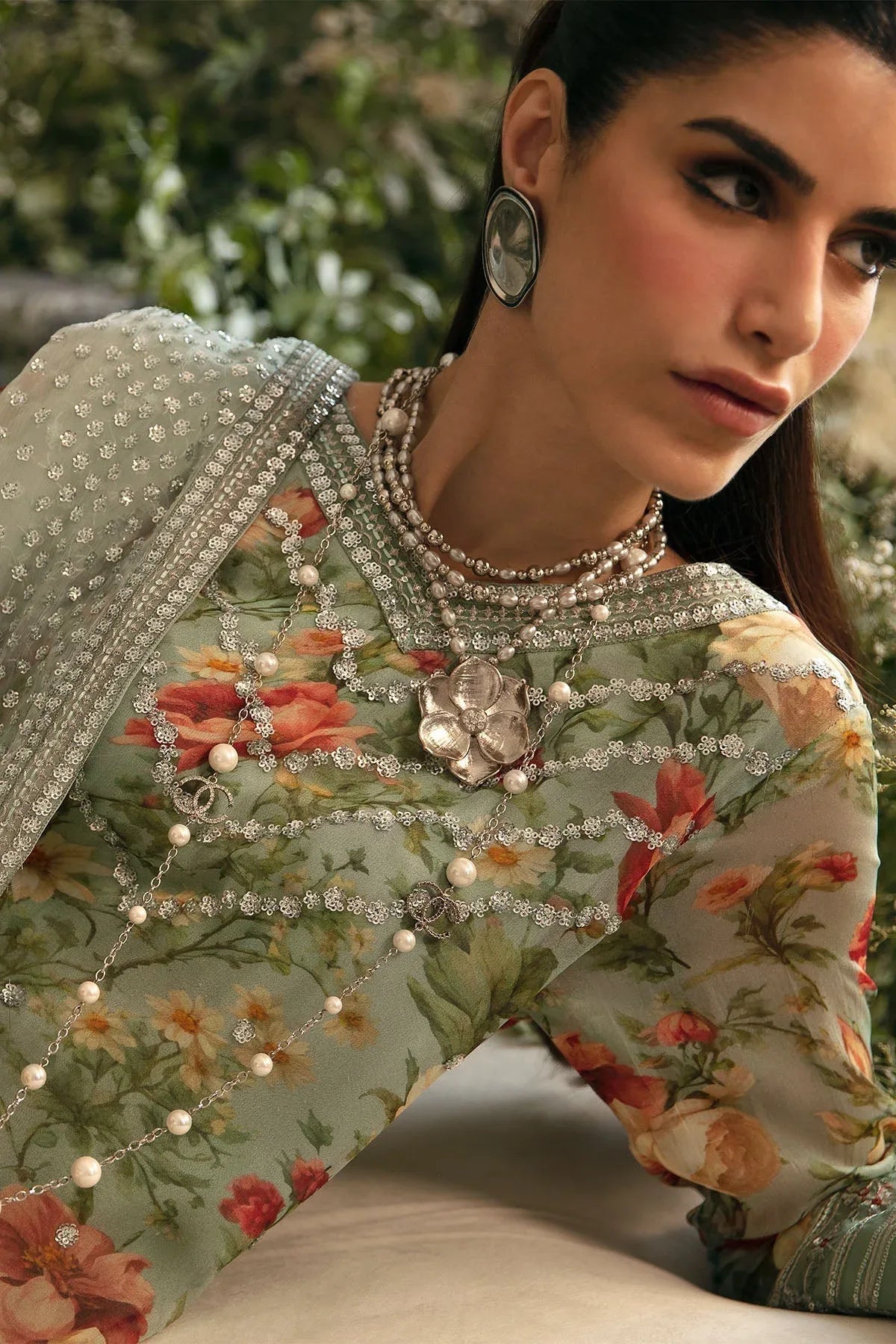 Nureh | Amaya Formals | AM-02 - Aqsa Fabrics