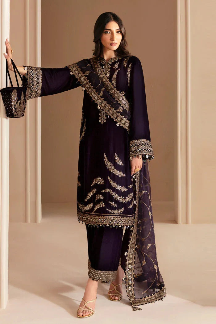 Jazmin | Velvet Edit 24 | VF-2026 - Aqsa Fabrics