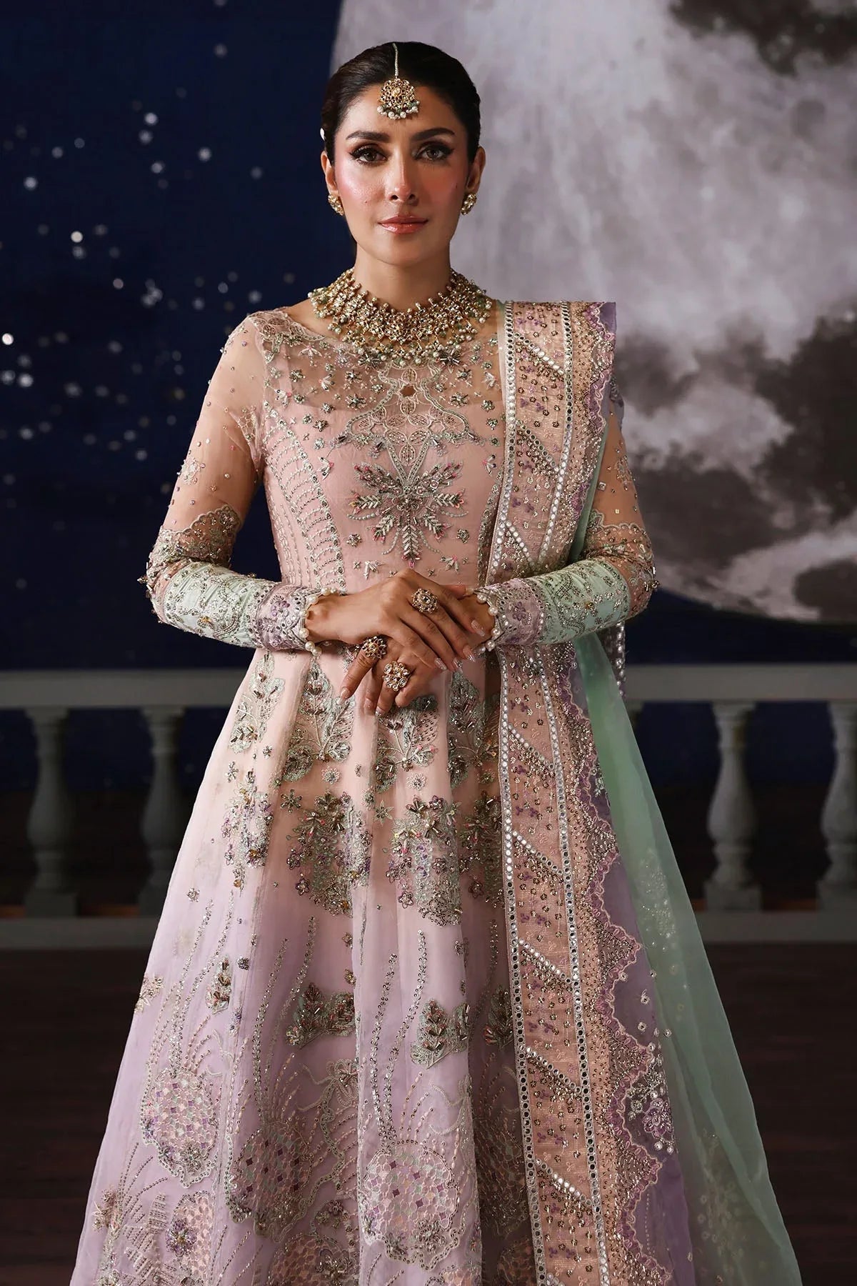 Nureh | Jhoomro 25' | NL-81 Daria - Aqsa Fabrics