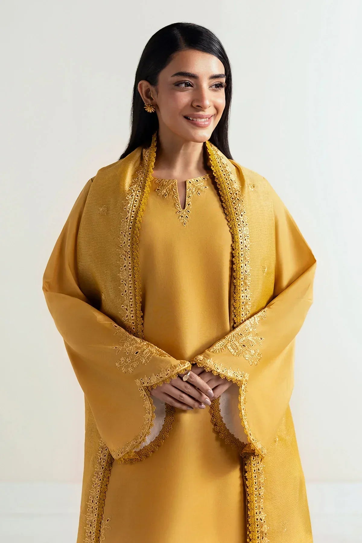 Afrozeh | Basic Pret 25 | Honeydew Hues - Aqsa Fabrics